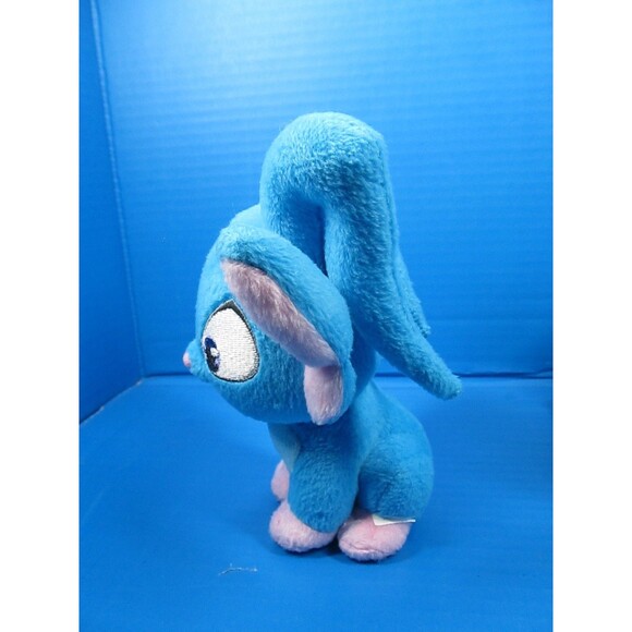 NEOPETS Lot of 2 Black Shadow Lupe Wolf 7" & Blue Acara 6" Stuffed Animal Plush - Picture 3 of 15